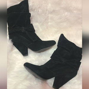 Ankle‎ bow heel boots